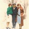 Grandma Nellie Risley-Bogart Grandpa Risley &amp; Aunt Lois (Lois's wedding day 1-8-1921)